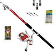 Resim Effe 2.10 M Bauer Pegasus 4000 Delta Kayık Tekne Olta Seti 