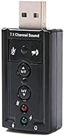 Resim Hytech HY-U717 USB 2.0 Ses Kartı 7.1 CH 