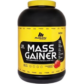 Resim Mustang Nutrition Mass Gainer 5000 GR Çilek 50 Servis 