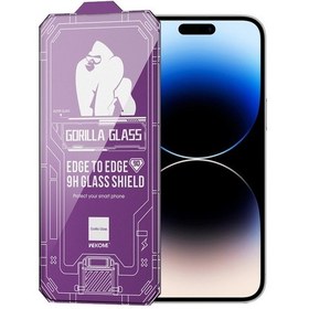 Resim Cbtx iPhone Uyumlu 14 Pro Wk Wtp-068 Kral Kong Vacha Corning 9d Kavisli Hd Temperli Cam Film 