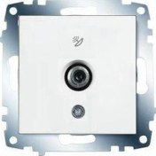Resim Viko Karre Uydu Priz F Konnektörlü 10DB Beyaz ( Çerçeve Hariç ) 321007 