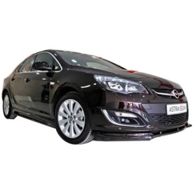 Resim ps dizayn Opel Astra J Sedan 2013 Sonrası Yan Marşpiyel Seti (plastik) 