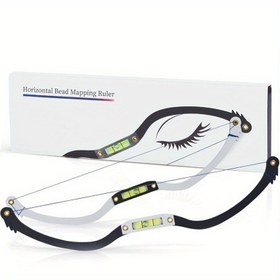 Resim 1pcs Mapping String Pre Inked Microblading Tattoo PMU String For Mapping Permanent Makeup Bow And Arrow Line Ruler Measuring Brow 