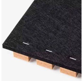 Resim Mdf Ahşap Akustik Duvar ve Tavan Kaplama Paneli 50 x 50 cm Safir Meşe 