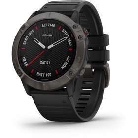 Resim Garmin Fenix 6X Sapphire Premium Multisport GPS Saat Siyah 