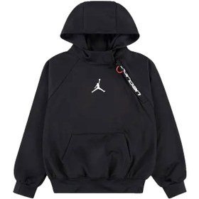 Resim Jordan Kids Jdn Unisex Ease Flc Hoodie Erkek Çocuk Siyah Sweatshirt 
