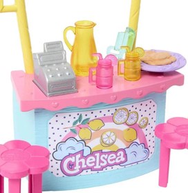 Resim Barbie Chelsea Limonata Standı ve Oyuncak Bebek HNY60 