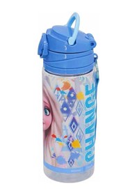 Resim Frozen Lisanslı Pipetli Plastik Matara 500 Ml Açık Mavi Otto-42505 