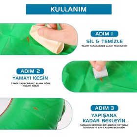 Resim Argeus Kendinden Yapışkanlı Tamir Yaması Beyaz 
