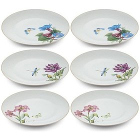 Resim The Mia Blomma Servis Tabağı 6 Kişilik Dnr0065 