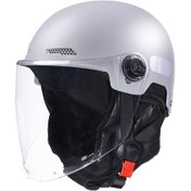 Resim Eternal Luck Güvenlik Şapkalı Motosiklet Kaskı Gri 01 