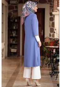 Resim Amine Hüma Taş İşlemeli Ceket Bebe Mavisi Bebe Mavisi 