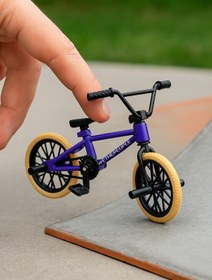 Resim TOYFEST Tech Deck BMX Bisikleti Wethepeople Mor Gerçek Metal Çerçeve Parmak Bisiklet Oyuncak Model 12 