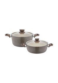 Resim Granit Ezme Tencere 2 Li Set 