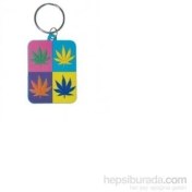 Resim Cannabis Pop Art Anahtarlık 