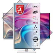 Resim MSI 27" MODERN MD272UPHW 3840x2160 (UHD) 16:9 FLAT IPS 60Hz 1MS ADAPTIVE-SYNC PIVOT TYPE-C MONITOR 