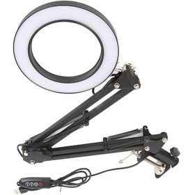 Resim Maiyame 10x Büyüteçli Ayarlanabilir Led Masa Lambası - Tamir, Okuma Ve Güzellik İçin 