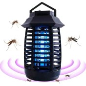 Resim Buffer® Tutma ve Asma Saplı Ledli Sinek Makinası 2W Sinek Öldürücü Uv Mor Işıklı Aparat 