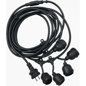 Resim Temiz Pazar 5li̇ E27 Duy Sirali 5 Metre Lamba Kablosu (5 Adet Duy Içeri̇r) 