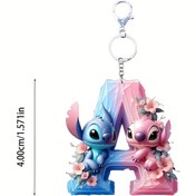 Resim 2D Düz, Akrilik düz 2D Dikişli İngilizce harf kolye süsü 