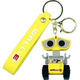 Resim Mayun Yeni Yaratıcı Uzay Robot Anahtarlık Çift Çanta Araba Anahtarlığı (Yurt Dışından) 