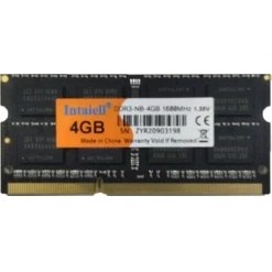 Resim Intaıell 4gb Ddr3 1600MHZ Notebook Ram (Kutusuz) (1.35V) 