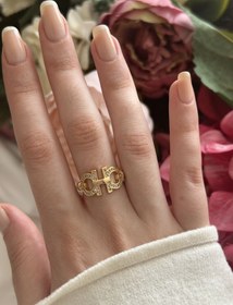 Resim Gold A Tasarım Yüzük 