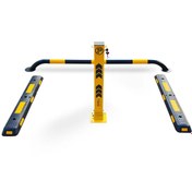 Resim İleri Trafik Kişisel Park Bariyeri Seti - Siyah Standart 