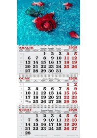 Resim 2026 Yılı Gemici Takvimi- Su Ve Gül 