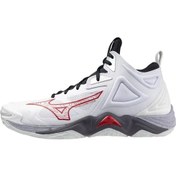 Resim Wave Momentum 3 Mıd Unisex Voleybol Ayakkabısı Beyaz / Gri 