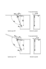Resim Std Frenli Gazlı Piston 100 N (2 ADET) 