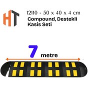 Resim Hayat Trafik Kauçuk Yol Kasisi, Destekli Kasis Seti 7 Metre 