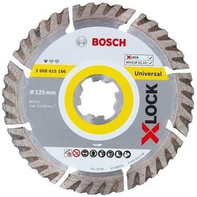 Resim Bosch X-Lock Standard For Universal 125 mm Elmas Kesici Disk - 2608615166 