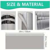 Resim Tongdashop Taşınabilir Klima Hortumu Kapağı 12.7 Cm 14.99 Cm Çap Polyester Ac Sargı Isı Yalıtımı Ayarlanabilir Kemer 1 Paket 
