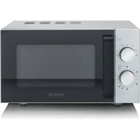 Resim Severin Severın Solo Mikrodalga, Cam Tabanlı, Döner Tablasız, Eşit Isıtmalı, 6 Güç Seviyeli, Iki Kontrol Düğmeli, 20 L, 800 Watt, Mat/siyah/paslanmaz Çelik, Mw 9184 
