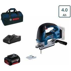 Resim Bosch Gst 18v-155 Bc Tek Akülü Dekupaj Testere 4 Amper Bez Çantalı 