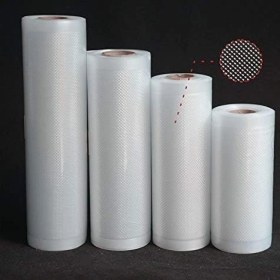 Resim 5 Metre Tırtıklı Rulo Vakum Poşeti Torbası (Seçenekli) (20CM) 