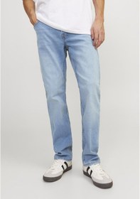 Resim Jack & Jones Erkek Mike 330 Comfort Fit Jean 12246916 Blue Denim 