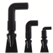 Resim Su Çıkışlı Kuşburnu Su Çıkışlı Nozul - Balık Tankları İçin Verimli Su Dağıtımı İçin Siyah Plastik Geri Dönüş Borusu Uygulaması, Dayanıklı Plastik Yapı, Akvaryum Bakımı | Şık Kuşburnu Tasarımı | Dayanıklı Plastik Yapı 