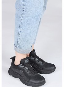Resim Jump 28066 Siyah Kadın Sneaker Günlük Spor Ayakkabı 