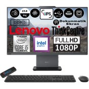 Resim Lenovo Thinkcentre Neo 24 50A Gen5 Intel Core I5 13420H 96GB Ddr5 4tb SSD Freedos Intel® UHD Graphics 23.8" Dokunmatık Fhd All In One Bilgisayar 12SC001LTRF20 + Zetta Flash Bellek 