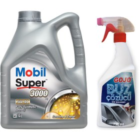 Resim Mobil Super 3000 X1 5W-40 Motor Yağı 4 L + Gojo Buz Çözücü 750 ML 