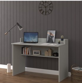 Resim Bilgisayar Ofis Yemek Ders Çalışma Masası Çm-01-kül Gri 