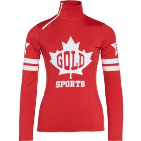 Resim Goldbergh Maple Leaf Ski Pully Kadın İçlik Üst Kırmızı 