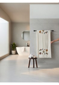 Resim Home Of Buldan Soft Touch Peshtemal %100 Pamuk Müslin Hafif Ve Hızlı Kuruyan Peştemal Krem 