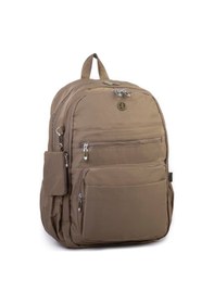 Resim Nas Bag Unisex Büyük Boy Çok Gözlü Hafif Sırt Çantası Haki 
