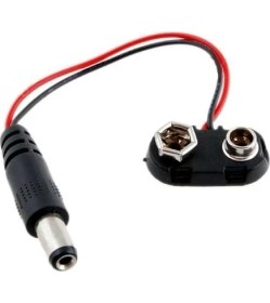 Resim Keskinler 9V Jacklı Pil soketi 