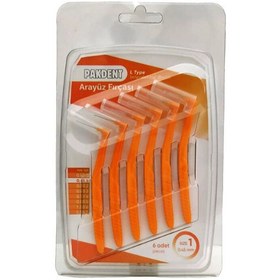 Resim Pakdent Arayüz Fırçası L Tipi 0,45mm 6 Adet 