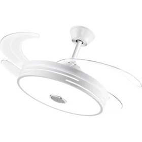 Resim Mutlusan Aydınlatmalı Tavan Vantilatörü Bluetoothlu + Kumandalı 
