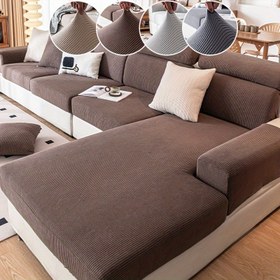 Resim 1 adet Esnek Polyester Koltuk Örtüsü Elastik Bantlı, Evcil Hayvan Dostu Polar Polar Koltuk Koruyucu, Makine Yıkanabilir, Koltuk Odası'a kadar Uyumlu, Ev Dekorasyonu Mobilya Örtüsü 